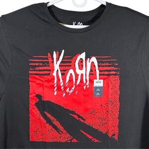 Korn Self-Titled Album Cover Graphic T-Shirt Black Men's Size 3XL New